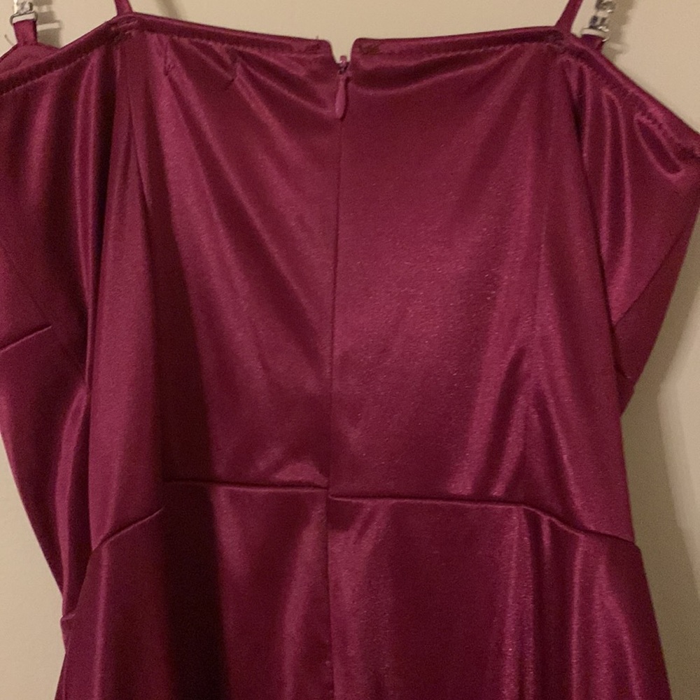 Ruby Rox Burgundy Prom Dress - Picture 6 of 6